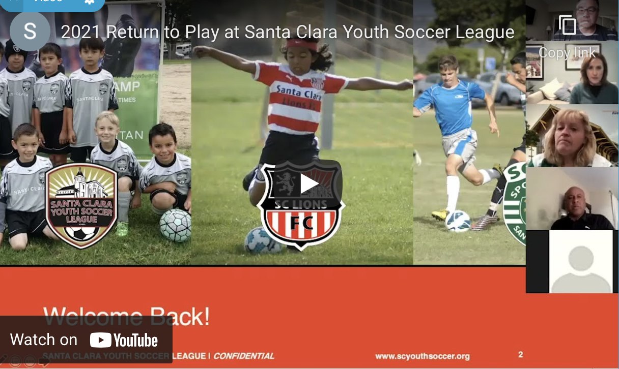 Youth Soccer Returns to Santa Clara 2021